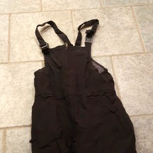 Lands' End Boys Youth Heavy Duty Warm Snow Pants, Black, Size 16. Barely Worn.